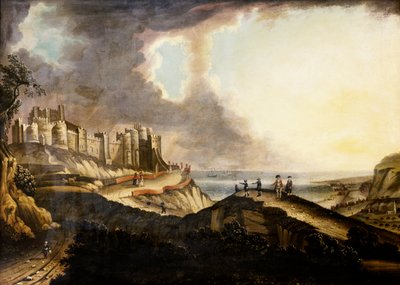 Ansicht von Dover Castle von English School