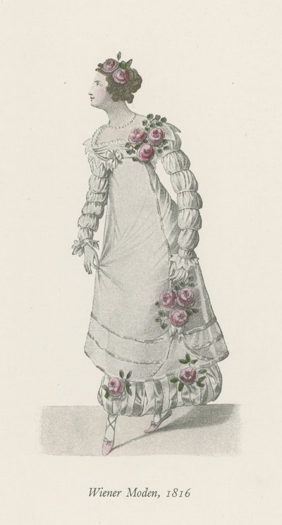 Wiener Moden, 1816 von English School