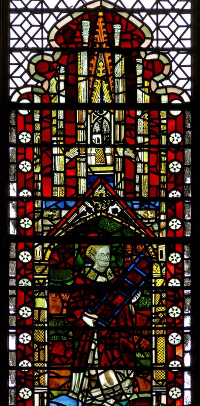 Fenster w32, Darstellung von St. Laurentius von English School