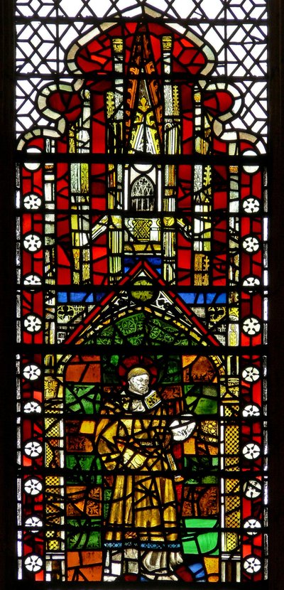 Fenster w32, Darstellung von St. Stephanus von English School