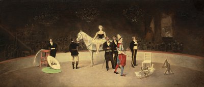 Zirkusszene, ca. 1890 von Enrique Atalaya González