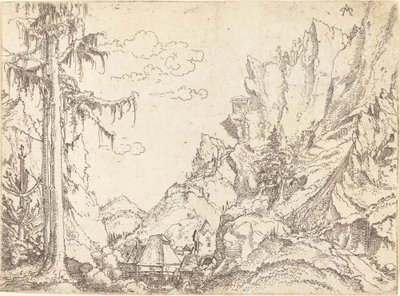 Berglandschaft von Erhard Altdorfer