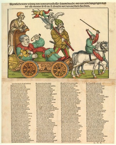 Aigentliche neue Zeitung von dem Narrenfresser von Erhard Schon
