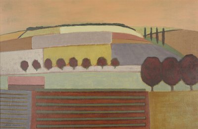 Landschaft von Roussillon von Eric Contemporary Artist Hains
