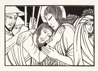 Der Kuss des Judas von Eric Gill
