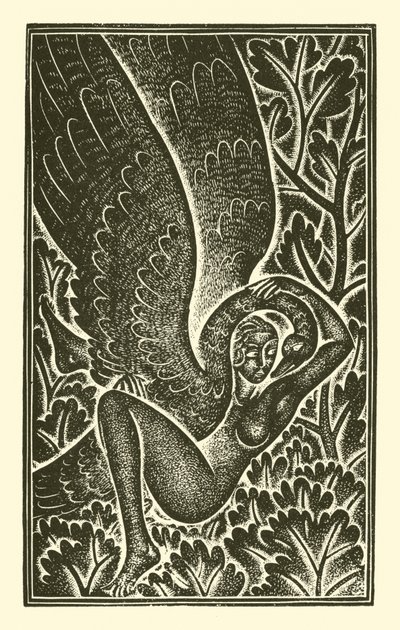 Leda geliebt von Eric Gill