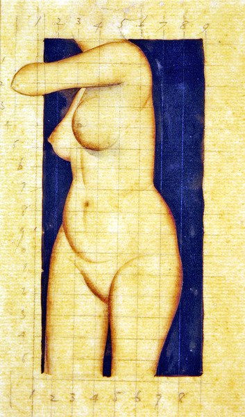 Studie für kopflosen weiblichen Torso von Eric Gill