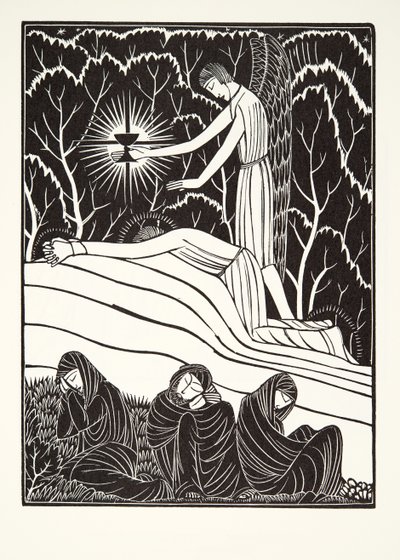 Die Agonie im Garten von Eric Gill