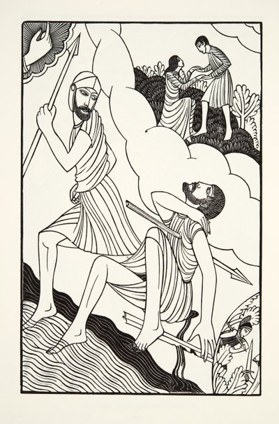Der Tod des Troilus von Eric Gill