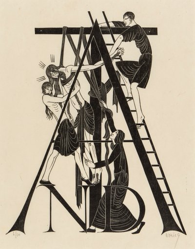 Die Kreuzabnahme von Eric Gill