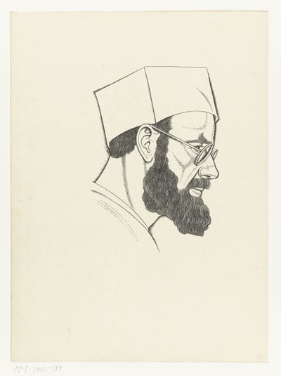 Selbstporträt von Eric Gill