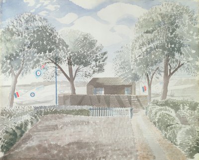 Flugplatz, ca. 1942 von Eric Ravilious