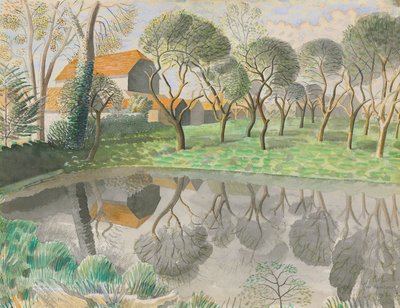 Molchteich, 1932 von Eric Ravilious