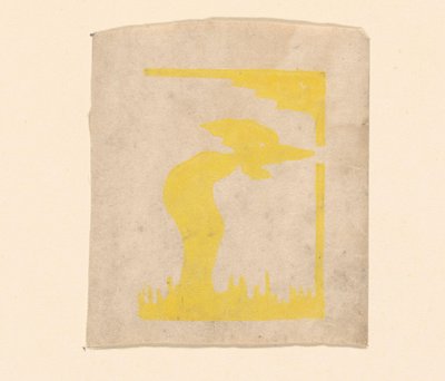 Abstrakte Komposition von Erich Wichmann (signed by artist)