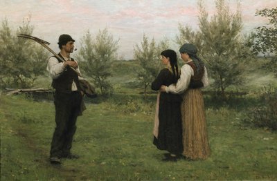 Ein Treffen von Erik Theodor Werenskiold