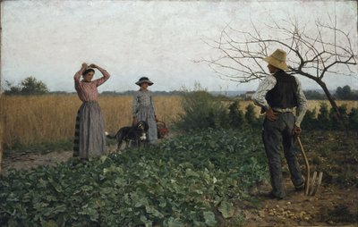 Auf dem Kartoffelfeld von Erik Theodor Werenskiold