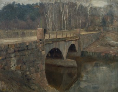 Lysaker Brücke von Erik Theodor Werenskiold