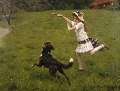 Spielkameraden von Erik Theodor Werenskiold