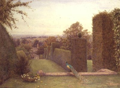 Abberton Kirche von Rous Lench Court von Ernest Arthur Rowe