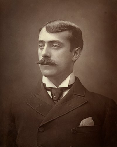 Laurence Cautley, britischer Schauspieler, 1887 von Ernest Barraud