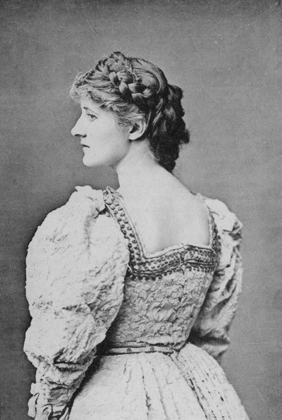 Mary Anderson, amerikanische Schauspielerin, 1887 von Ernest Barraud