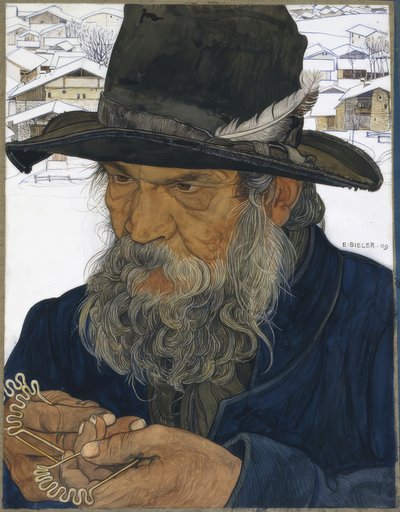 Nagelschmied in Granois von Ernest Bieler