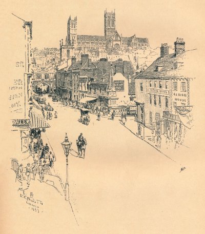 High Street, Lincoln von Ernest Clifford Peixotto