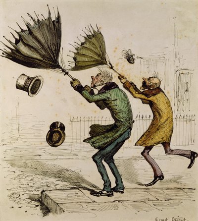 Ein plötzlicher Sturm von Ernest Henry Griset