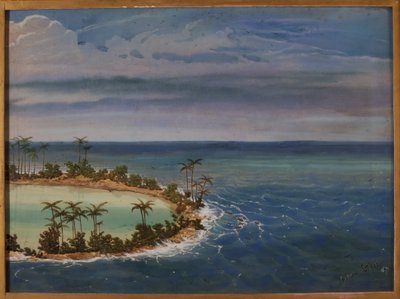 Triptychon eines Atolls, 1871 von Ernest Henry Griset
