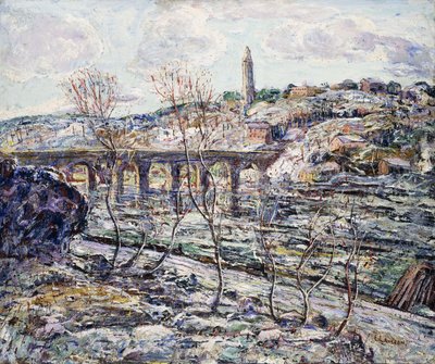 Harlem River Brücke von Ernest Lawson