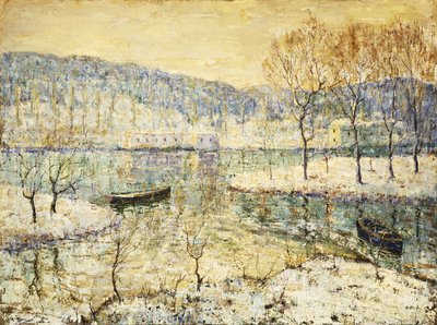 Winterbach von Ernest Lawson