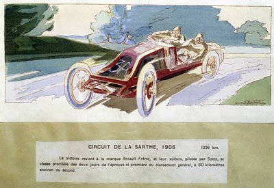 Der Circuit de La Sarthe von Ernest Montaut