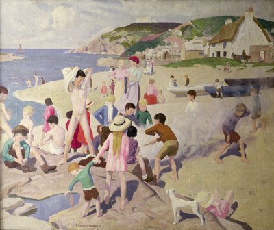 Strandszene, ca. 1925 von Ernest Procter