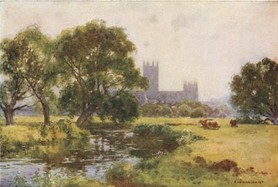 Canterbury vom Stour von Ernest William Haslehust