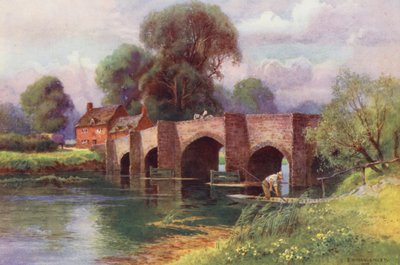 Fluss Themse: Newbridge von Ernest William Haslehust