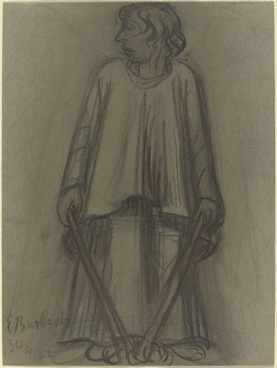 Stehende Figur mit erloschenen Fackeln, 1922 von Ernst Barlach