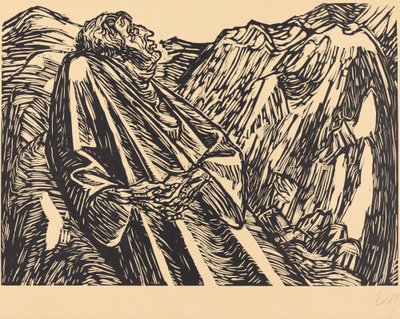 Die Klippen, 1920 von Ernst Barlach