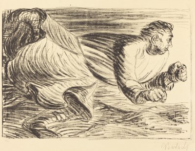 Der wütende Barbar von Ernst Barlach
