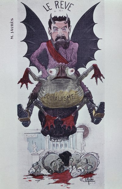 Der Traum von M. Jaures, 1906 von Ernst Emmanuel Muller