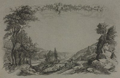 Sechs Ansichten des Heidelberger Schlosses von Ernst Fries