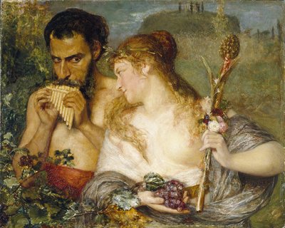 Nymphe und Faun, 1878 von Ernst Josephson