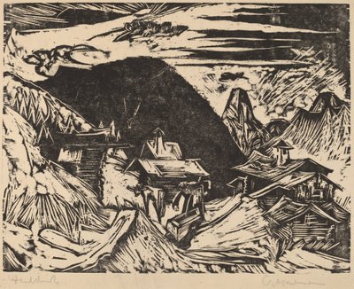 Alpenweide, 1918 von Ernst Ludwig Kirchner