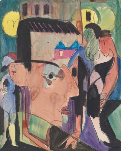 Selbstporträt von Ernst Ludwig Kirchner