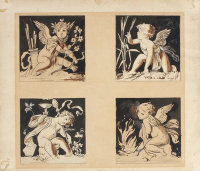 Jahreszeiten von Ernst Klimt