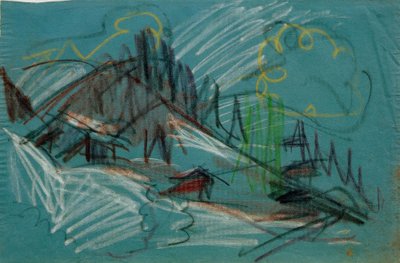 Alp im Mondlicht von Ernst Ludwig Kirchner