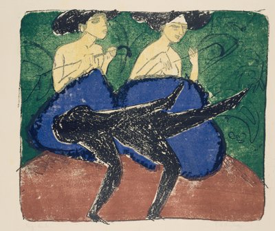 Amerikanische Mädchen von Ernst Ludwig Kirchner