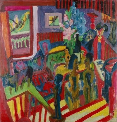Atelierecke. 1922 von Ernst Ludwig Kirchner