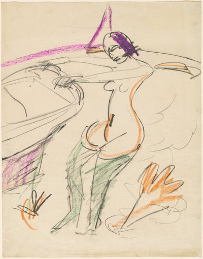 Badender von Ernst Ludwig Kirchner