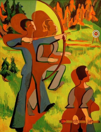 Bogenschützen von Ernst Ludwig Kirchner