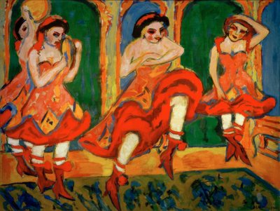 Czardastänzerinnen von Ernst Ludwig Kirchner